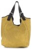 Kožené kabelka shopper bag Vittoria Gotti žltá V80050